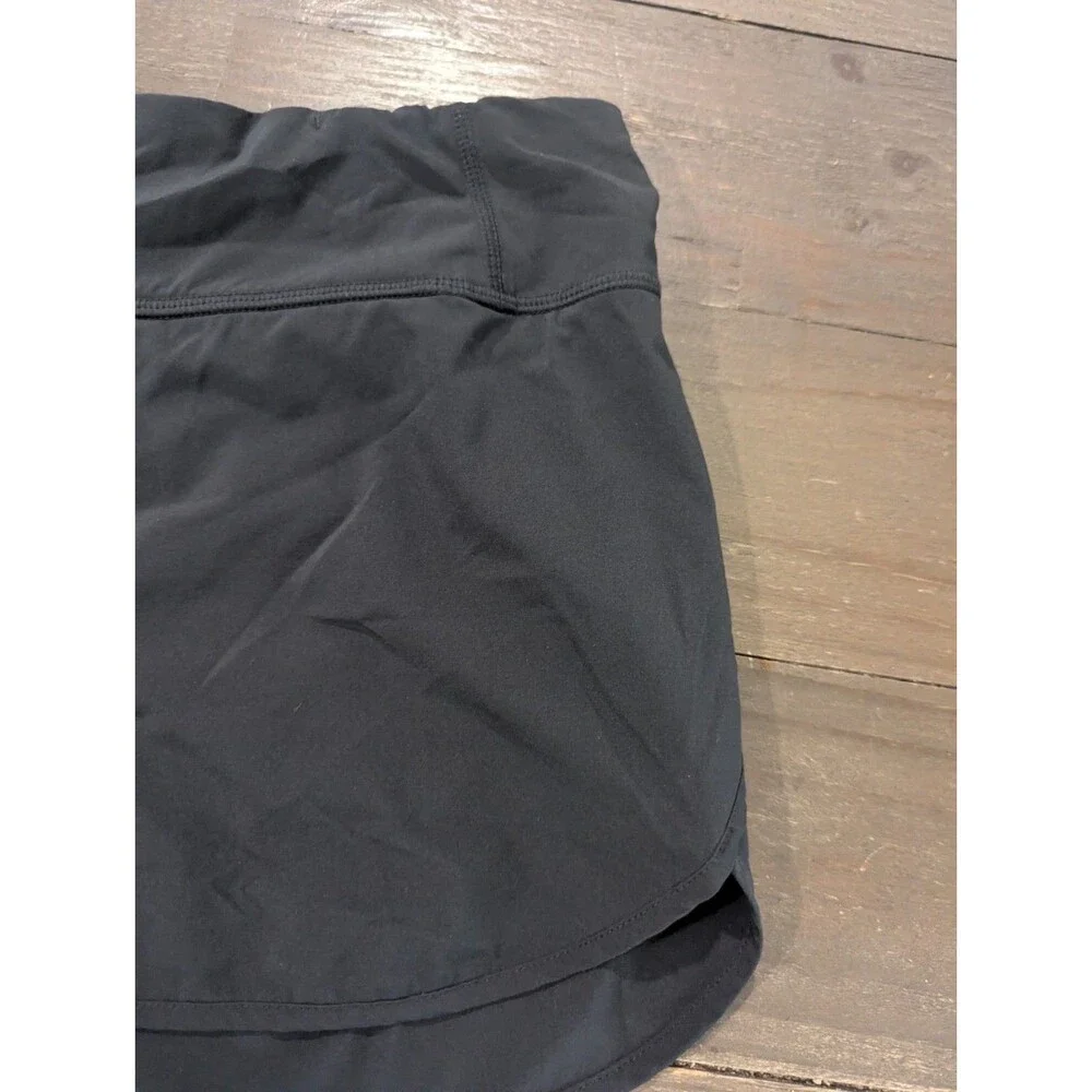 Smartwool Women's Sports Lined Shorts Black Merino Wool Blend‎ Sz Large Pocket